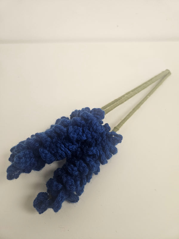 Crocheted Delphinium