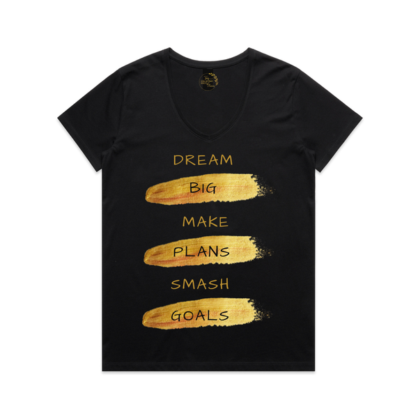 Womens' Dream Big V-Neck T-Shirt