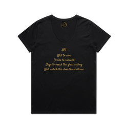 Womens' Will to Win V-Neck T-Shirt
