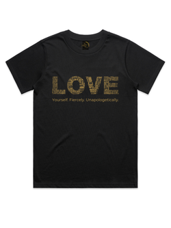 Womens' Love Yourself Relaxed Fit Crewneck T-Shirt