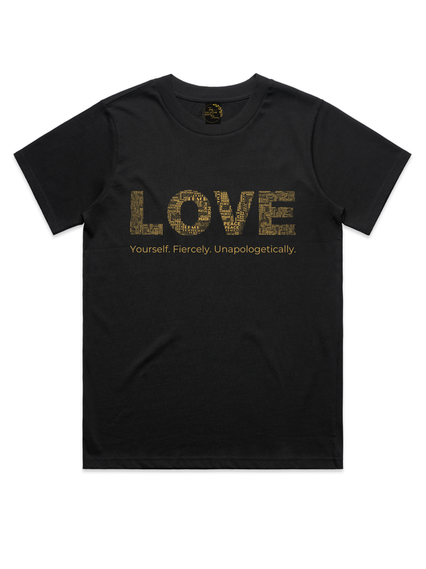 Womens' Love Yourself Relaxed Fit Crewneck T-Shirt