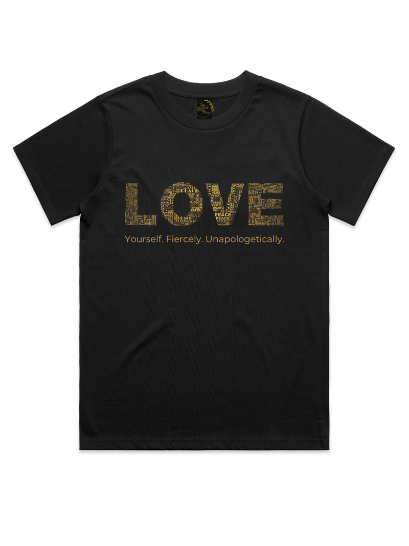 Womens' Love Yourself Relaxed Fit Crewneck T-Shirt