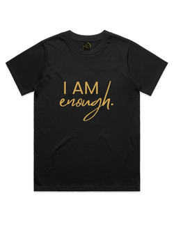 Womens' I Am Eough Relaxed Fit Crewneck T-Shirt