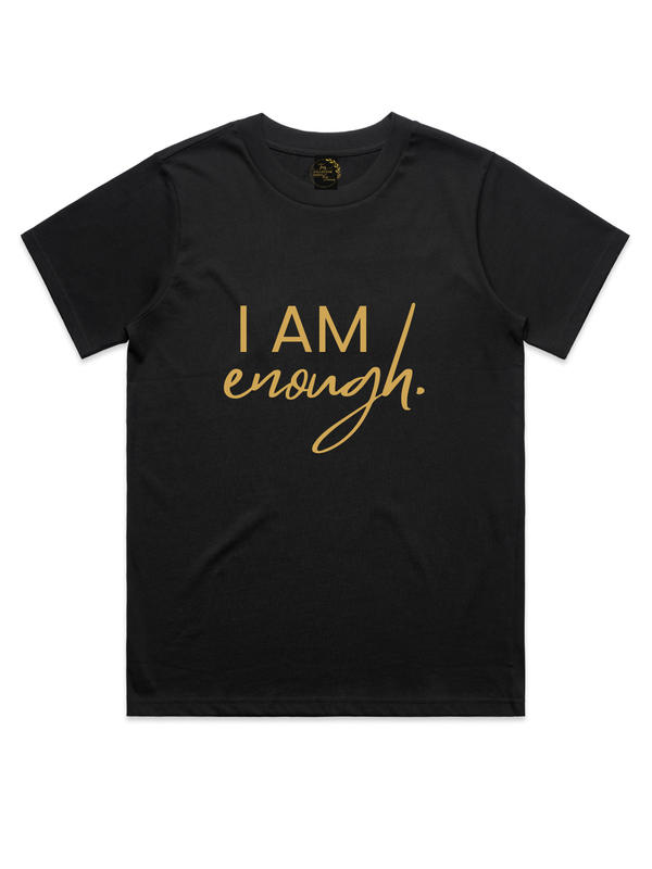 Womens' I Am Eough. You Are Enough. Relaxed Fit Crewneck T-Shirt