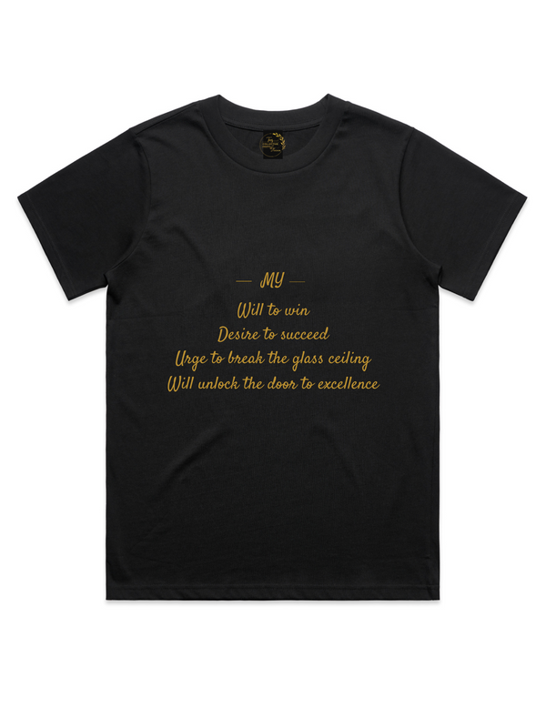 Womens' My Will Relaxed Fit Crewneck T-Shirt