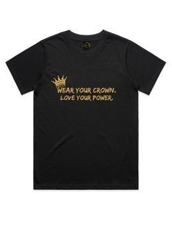 Womens' Wear Your Crown Relaxed Fit Crewneck T-Shirt