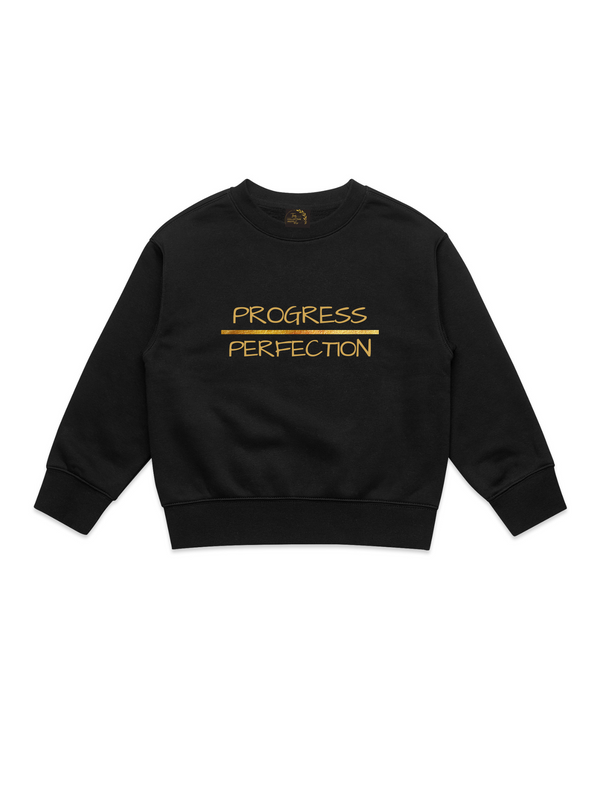 Girls' Progress Over Perfection Sweatshirt