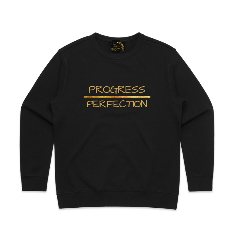 Womens' Progress Over Perfection Crewneck Sweatshirt