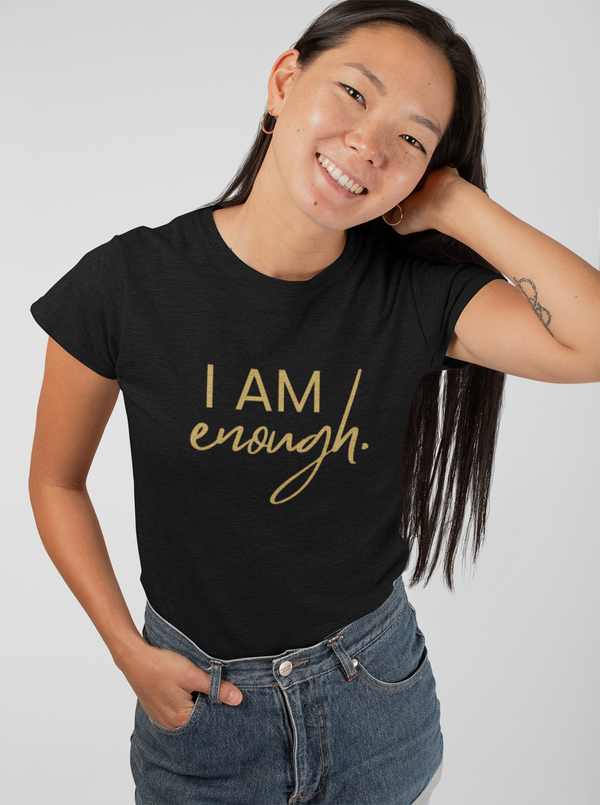 Womens' I Am Enough Crewneck T-Shirt