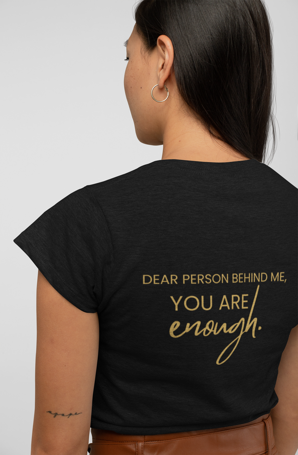 Womens' I Am Enough. You Are Enough. V-Neck T-Shirt