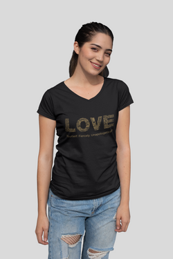 Womens' Love Yourself V-Neck T-Shirt