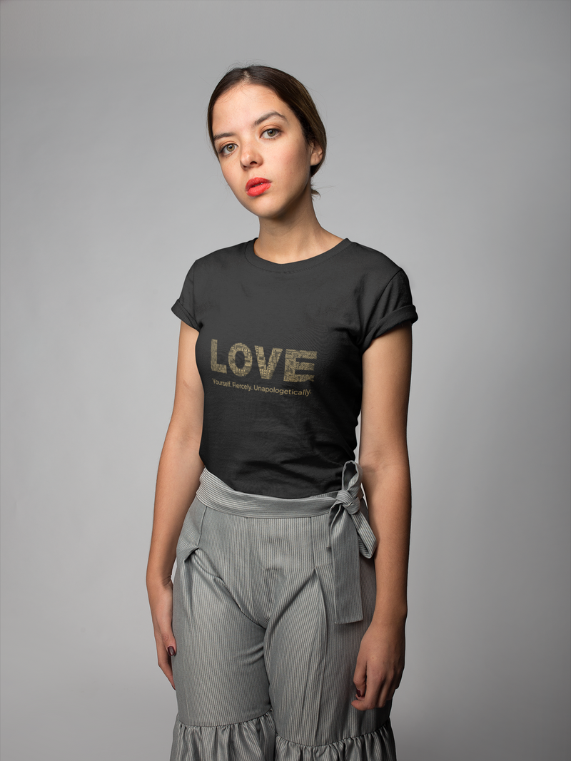 Womens' Love Yourself Crewneck T-Shirt