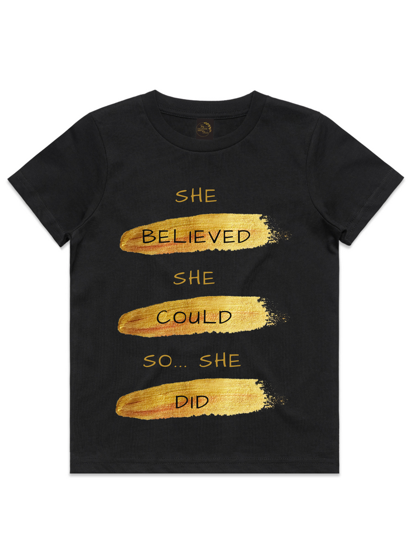 Girls' She Believed She Could T-Shirt