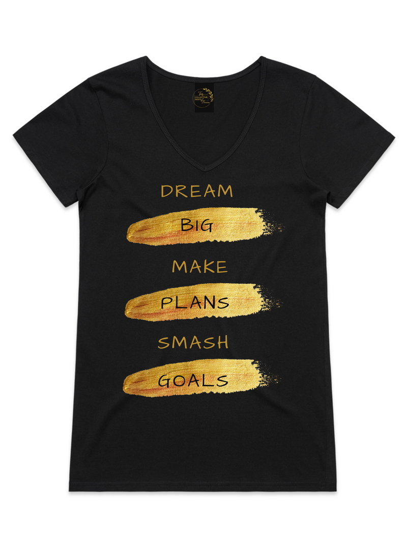 Womens' Dream Big V-Neck T-Shirt